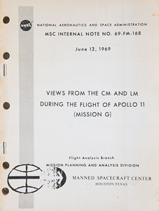Lot #4477  Apollo 11 CM and LM Viewing Manual - Image 1
