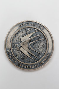 Lot #4393  Apollo 15 Unflown Robbins Medal - Image 1