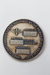 Lot #4393  Apollo 15 Unflown Robbins Medal - Image 2