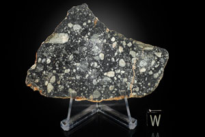 Lot #4003  NWA 11303 Lunar Meteorite Slice, Lunar Dust, and Charlie Duke Signed Photograph - Image 8