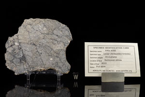 Lot #4001  NWA 8022 Lunar Meteorite Slice - Image 2