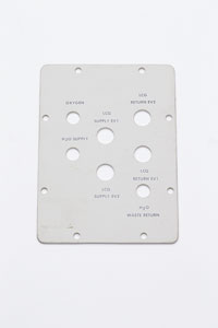 Lot #4661  Space Shuttle Valve Panel - Image 1