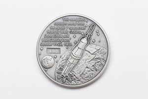 Lot #4440  Apollo 7 Commemorative Coins - Image 2