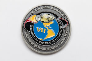Lot #4440  Apollo 7 Commemorative Coins - Image 3