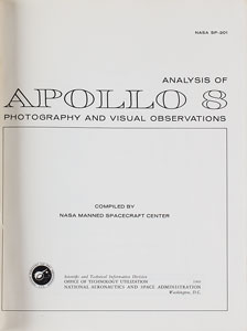 Lot #4449  Apollo 8 Photography and Visual Observation Book - Image 2