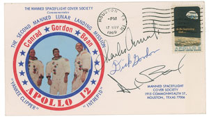 Lot #4490  Apollo 12 Signed Cover - Image 1