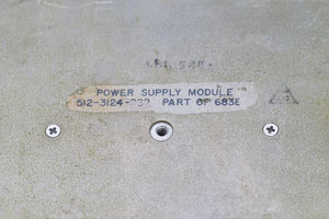 Lot #4207  Apollo Block I CM Signal Conditioner Power Supply - Image 3