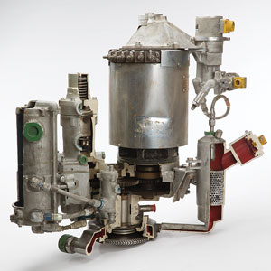 Lot #4683  Bomarc Missile Auxiliary Power Unit Cutaway - Image 1