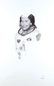 Lot #4315  Apollo 11 Lithograph Set