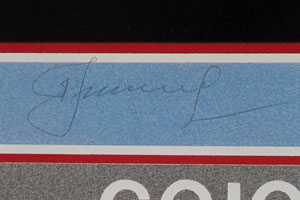 Lot #4607  Apollo-Soyuz Signed Lithograph - Image 2