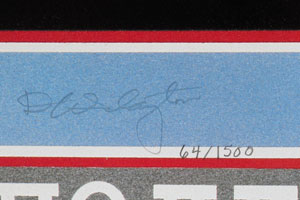 Lot #4607  Apollo-Soyuz Signed Lithograph - Image 3