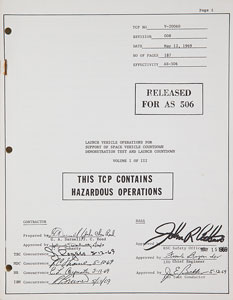 Lot #4480  Apollo 11 Launch Vehicle Operations Manual - Image 2