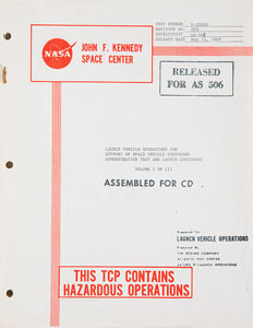 Lot #4480  Apollo 11 Launch Vehicle Operations Manual - Image 3