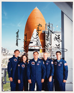 Lot #4679  STS-33 Signed Photographs - Image 1