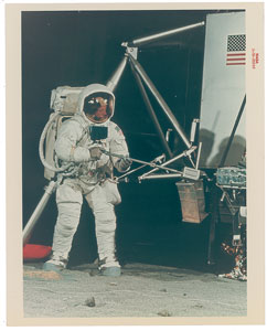 Lot #4484 Neil Armstrong Photograph - Image 1