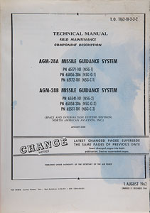 Lot #4036  AGM-28 Hound Dog Missile Guidance System Technical Manual - Image 1
