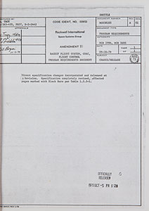 Lot #4675  Space Shuttle Backup Flight System Requirements Document - Image 2