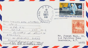 Lot #4535  Apollo 14 Recovery Helicopter Flown Cover - Image 1