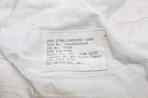 Lot #4310 Neil Armstrong's Apollo A7L Space Suit I/TMG Connector Cover - Image 2
