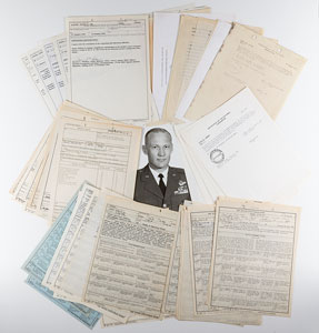 Lot #4307 Buzz Aldrin's Air Force Military Records - Image 3