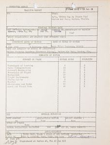 Lot #4307 Buzz Aldrin's Air Force Military Records - Image 8