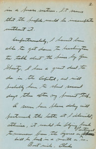 Lot #4032 Charles Lindbergh Autograph Letter