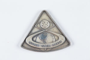 Lot #4278 Ed Gibson's Apollo 8 Flown Robbins Medal - Image 1