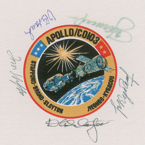 Lot #4613 Tom Stafford's Flown Apollo-Soyuz Beta