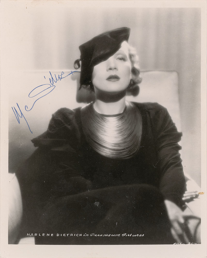 Lot #716 Marlene Dietrich