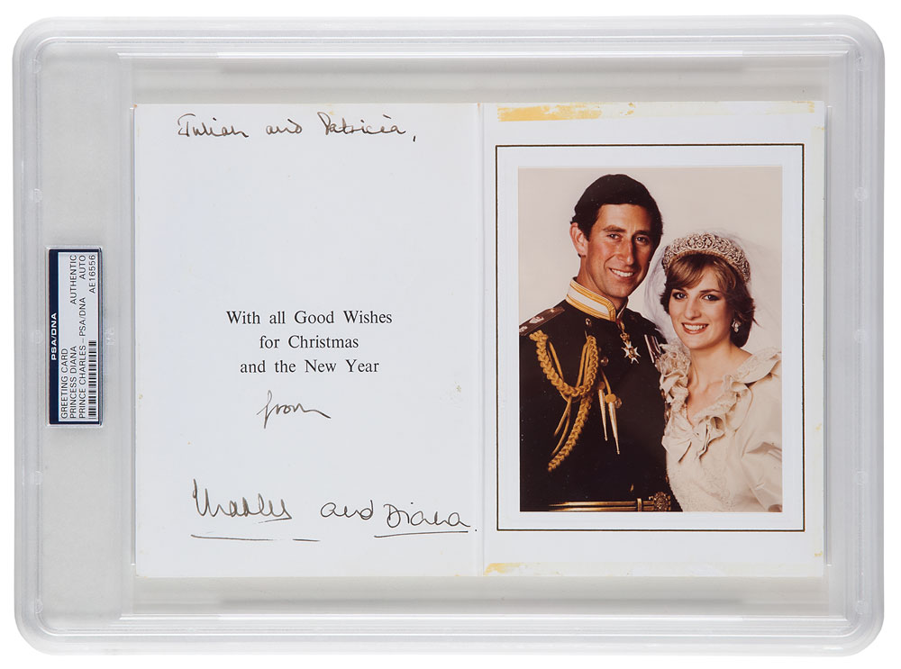 Lot #297  Princess Diana and Prince Charles