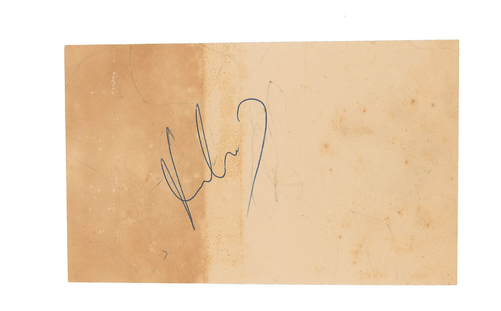 Lot #58 John F. Kennedy Signature