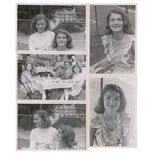 Lot #27 Jacqueline Kennedy Group of (5) Original Candid Photographs - Image 5
