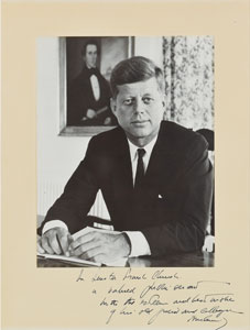 Lot #62 John F. Kennedy Signed Photograph by Alfred Eisenstaedt