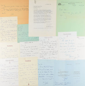 Lot #84 Jacqueline Kennedy Archive of (14) Letters
