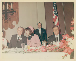 Lot #72 John F. Kennedy Assassination: Chamber of Commerce Breakfast Original Photograph by Cecil W. Stoughton