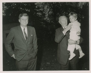 Lot #65 John F. Kennedy, JFK Jr. and Konrad
