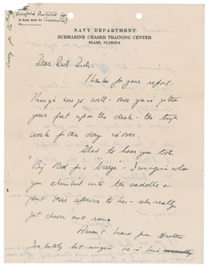 Lot #22 John F. Kennedy Autograph Letter Signed