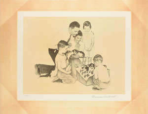 Lot #526 Norman Rockwell - Image 2