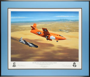 Lot #455 Chuck Yeager and Bob Hoover