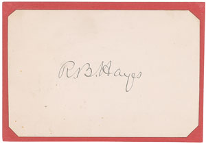 Lot #195 Rutherford B. Hayes
