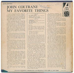 Lot #609 John Coltrane