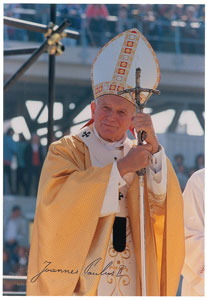 Lot #352  Pope John Paul II