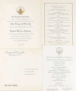 Lot #108 John F. Kennedy Inaugural Invitation