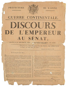 Lot #412  Napoleon: Discours - Image 1