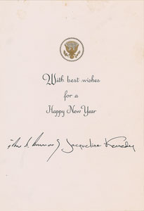 Lot #110 John F. Kennedy Set of (3) Christmas Cards - Image 5