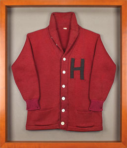 Lot #21 John F. Kennedy's Harvard Sweater