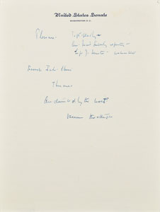 Lot #8 John F. Kennedy's Handwritten Notes on Vietnam - Image 6