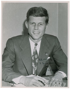 Lot #26 John F. Kennedy Signed Photograph
