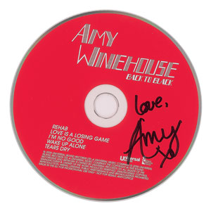 Lot #5676 Amy Winehouse Signed CD - Image 1