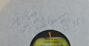 Lot #5034 John Lennon Signed Album Sleeve - Image 2